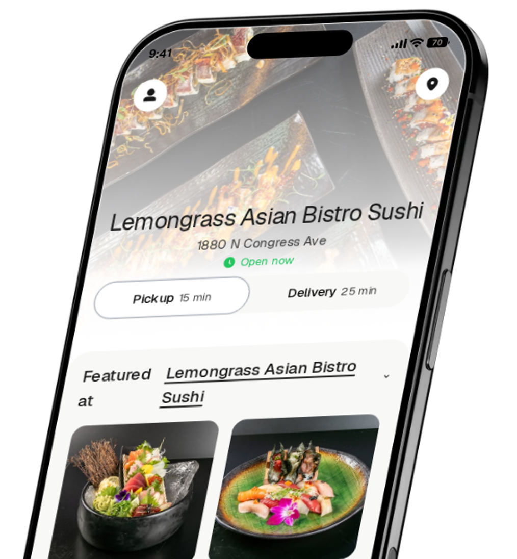 Lemongrass Asian Bistro Sushi app preview