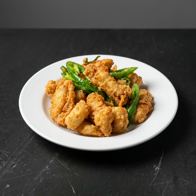 Popcorn Shrimps.