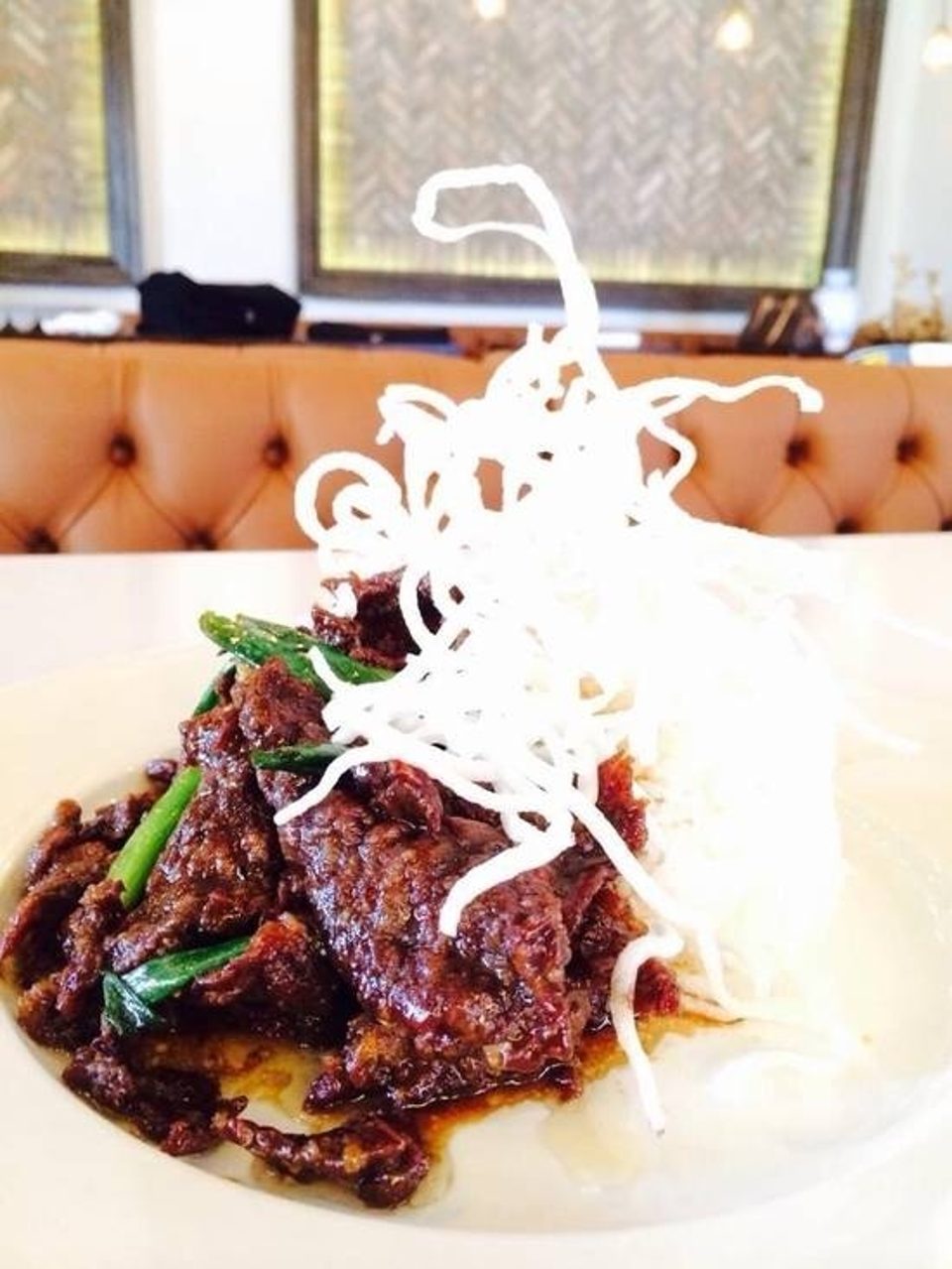 Mongolian Beef Tray.