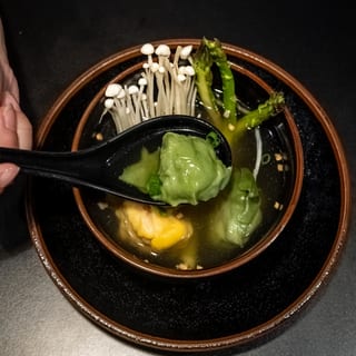Lobster Shrimp Wonton Soup