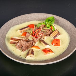 Lunch Braised Short Ribs Green Curry