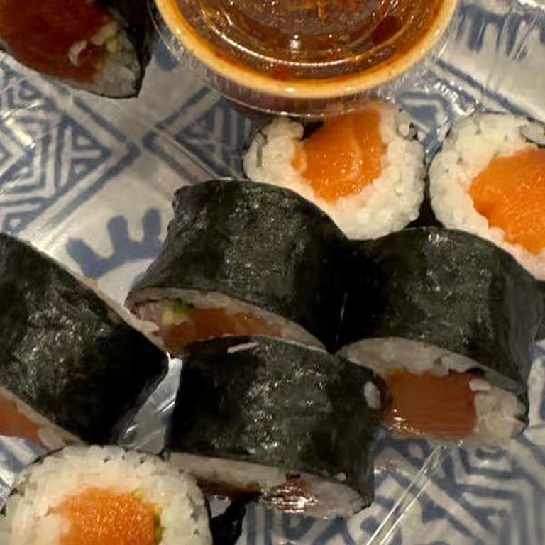 Savor our salmon roll