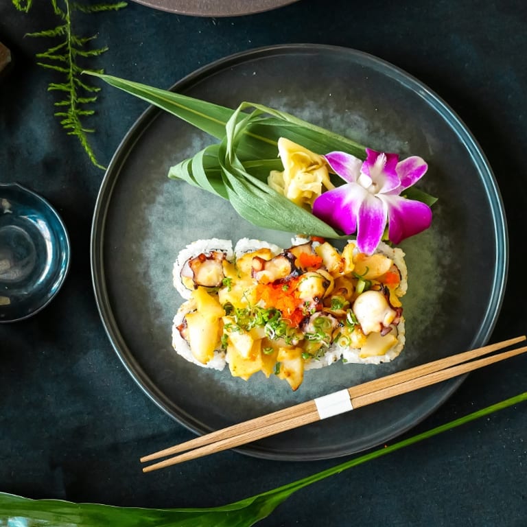 Indulge in Our Volcano Roll